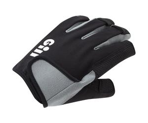 Gill Junior Deckhand Short Finger Sailing Gloves - Black 7043J