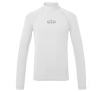 Gill Junior ZenZero Rash Guard Vest Top - Long Sleeve with 50+ UPF Sun Protection for Watersport (White, JXL)