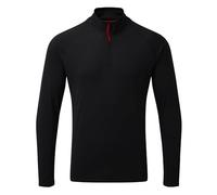 Gill Mens Long Sleeve UV Tec Top - Lightweight, Quick Drying & 50+ UV Protection (Black, M)