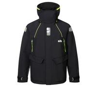 Gill Mens OS2 Offshore Sailing Jacket - Waterproof, Windproof & Breathable (Black, XXL)