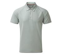 Gill Mens UV Tec Polo Shirt - Lightweight, Moisture Wicking, Quick Drying & 50+ UV Sun Protection (Grey, XXXL)