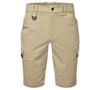 Gill Mens UV Tec Pro Shorts - UPF 50+ UV Sun Protection, Quick Dry, Lightweight, 4-Way Stretch, Water & Stain Repellent (Khaki, XL)