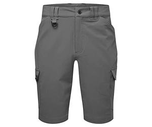 Gill Mens UV Tec Pro Shorts - UPF 50+ UV Sun Protection, Quick Dry, Lightweight, 4-Way Stretch, Water & Stain Repellent (Ash, S)