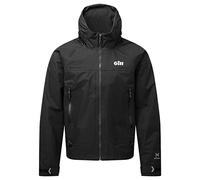 Gill Mens Verso Sailing Jacket - Waterproof, Fully Taped Seams, Breathable, Water & Stain Repellent (Black, XL)
