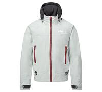 Gill Mens Verso Sailing Jacket - Waterproof, Fully Taped Seams, Breathable, Water & Stain Repellent (Grey, L)