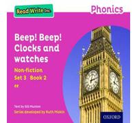 Gill Munton Read Write Inc. Phonics: Beep Beep Clocks & Watches (Pink Set 3 Non-fiction 2) Paperback Book Gill Munton Multicolor
