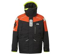 Gill OS1 Ocean Sailing Jacket - High Performance, Waterproof, Breathable, Durable, High Visiblity, Water & Stain Repellent (Graphite, S)