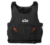 Gill Pursuit Buoyancy Aid PFD - Unisex Adult, Side Opening, Lightweight, Adjustable, Reflective for Watersports, Sailing, SUP (Black, XL)