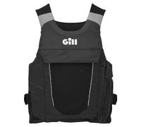Gill Synchro PFD/Buoyancy Aid - Minimal Bulk Protection - For All Watersports, Sailing, Paddleboard, Kayaking & Canoeing (Black, S)