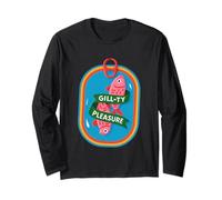 Gill-Ty Pleasure Funny Fish Pun Humor Long Sleeve T-Shirt