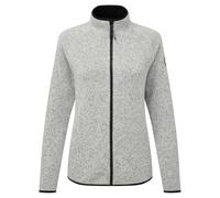 Gill Womens Knit Full Zip Fleece Jacket - Thermal, Lightweight & Breathable (Grey Marl, M)