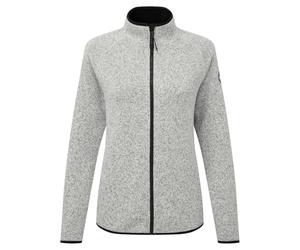 Gill Womens Knit Full Zip Fleece Jacket - Thermal, Lightweight & Breathable (Grey Marl, M)