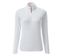 Gill Womens Long Sleeve UV Tec Top - Lightweight, Quick Drying & 50+ UV Protection (White, 10)