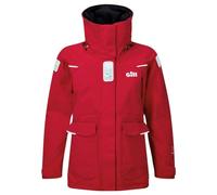Gill Womens OS2 Offshore Sailing Jacket - Water & Stain Repellent (Red, 14)