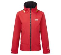 Gill Womens OS3 Coastal Sailing Jacket - Waterproof, Breathable & Stain Repellent (Red, 20)