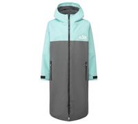 Gill Womens Sustainable Aqua Parka Changing Robe Jacket - Waterproof, PFAS Free Water Repellent, Thermal & Breathable (Eggshell/Ash, S)
