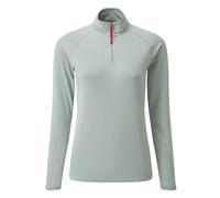 Gill Womens UV Tec Long Sleeve Zip Tee - Grey