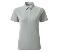 Gill Womens UV Tec Polo Shirt - Lightweight, Moisture Wicking, Quick Drying & 50+ UV Sun Protection (Grey, 16)