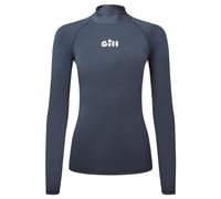 Gill Womens ZenZero Rash Guard Vest Top - Long Sleeve with 50+ UPF Sun Protection for Watersport (Dark Navy, 12)