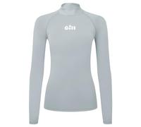 Gill Womens ZenZero Rash Guard Vest Top - Long Sleeve with 50+ UPF Sun Protection for Watersport (Light Grey, 18)