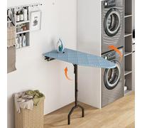 GILLAS Ironing Board Wall & Door Mountable, Ironing Board Small Full Size for Iron Rest & Clothes, Tabletop Ironing Boards, Ironing Stand Iron Boards Ironing Table Rustic