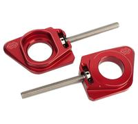 Gilles Chain Adjuster AXB VARIOUS YAMAHA RED