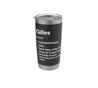 Gilles Name Definition Dictionary Stainless Steel Insulated Tumbler