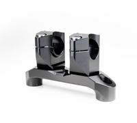 GILLES TOOLING 2DGT HANDLEBAR RISERS BLACK FOR DUCATI STREETFIGHTER V4 / S 2020-