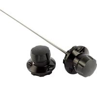 Gilles Tooling Axle Protector For Yamaha YZF-R7 2014-2025 Black Pair GTA-R-Y02