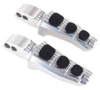 Gilles Touring footrests, pillion, silver KAWASAKI VARIOUS SILVER