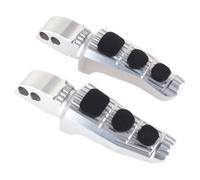 Gilles Touring footrests, rider, silver
