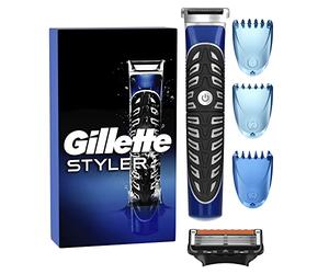 Gillette 4-in-1 Men's Precision Beard and Body Trimmer with 1 ProGlide Blade and 3 Comb