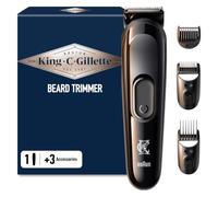 Gillette 8083702 King Beard Trimmer + 3 Combs for Adults, Ideal for Everyday use