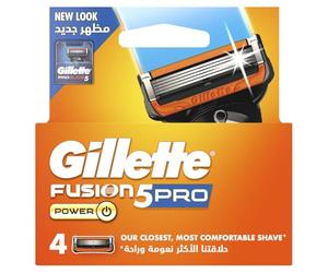 Gillette 81307362 Fusion ProGlide Power Pack of 4 Blade Pack