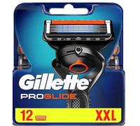 Gillette Alt, Fusion 5 ProGlide Razor Blades with Trimmer Blade for Precision and Glide Coating, 12 Replacement Blades, Orange