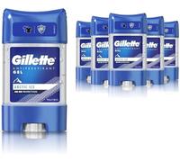 Gillette Antiperspirant Deodorant Gel For Men 420 ml 70 ml x 6 48Hour Invisible