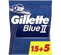 Gillette Blue II Disposable Razor Blades 20 Units