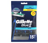 Gillette Blue II Plus Disposable Razors X15 2 Blades