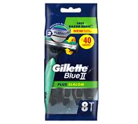 Gillette BlueII Plus Slalom Men's Disposable Razors x8