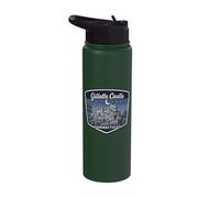 Gillette Castle Connecticut Historic Landmark Travel Stainless Steel Insulated Water Bottle