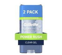 Gillette Clear Gel Power Rush Scent, Anti-Perspirant Deodorant for Men, 3.8 oz (Pack of 2)