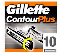 Gillette Contour Plus Men’s Razor Blades, 10 Refills