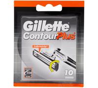 Gillette Contour Plus Razor Blades for Men with Comfort System, Pack of 10 Refill Blades