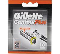 10 x Gillette Contour Plus Men's Razor Blades Cartridge Refills with Lubrastrip