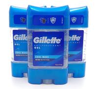 Gillette Deo Endurance Deodorant Gel Stick Cool Wave 70ml x3