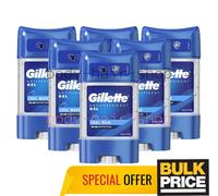Gillette Cool Wave Gel Deodorant Powerful 48H Odor Blocker Sweat Protect 6-Pack