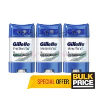Gillette Eucalyptus Deodorant Gel 48H Sweat Odor Protect Sensitive Skin 6-Pack