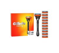 GILLETTE FUSION 5, 10 Refills + 1 STICK 100% GENUINE NEW STYLE PACK NEW & SEALED