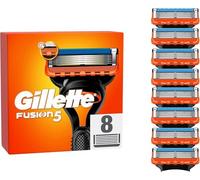 Gillette Fusion 5 Razor Blades, 8 Replacement Blades for Men's Wet Razors with 5 Blades