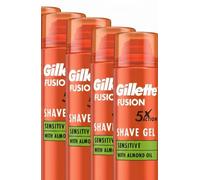 Gillette Fusion5 Ultra Sensitive Shaving Gel for Men, 200 ml, Soothes & Protects Sensitive Skin Leaving It Clean & Comfortable